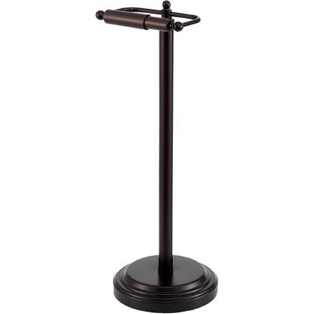 NUSTEEL NuSteel TGORB13AMH Standing Toilet Tissue Holder Oil Rubbed Bronze Finish with Amber Mosaic TGORB13AMH
